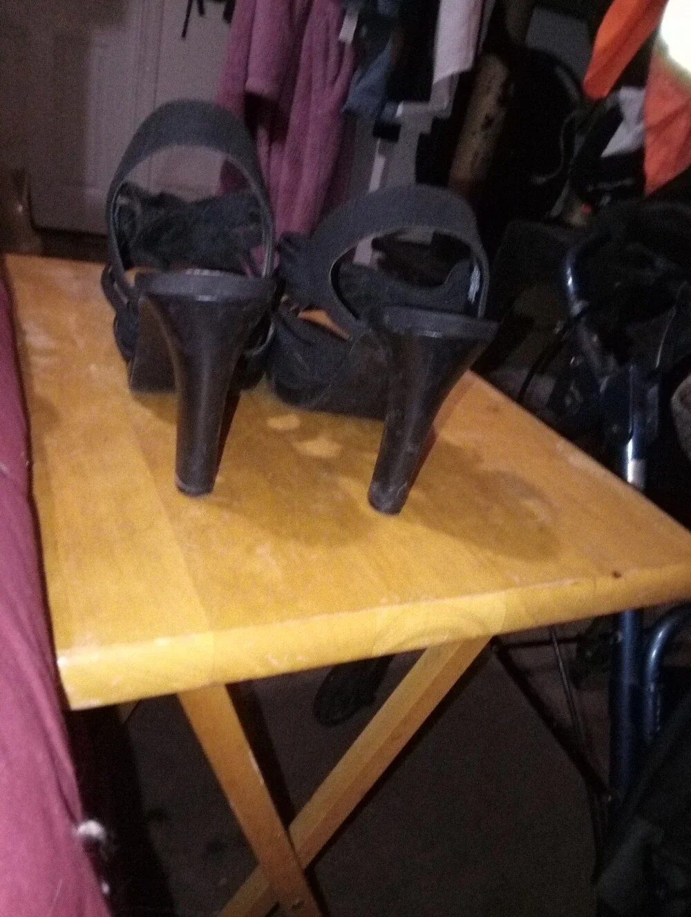 Black Strappy High Heel Sandals - Women's Dress Shoes